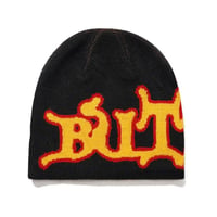 Butter Goods Serif Skully Beanie - Black