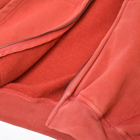Cotton Collective 14oz Special Zip Hoodie - Vintage Red