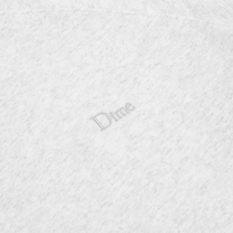 Dime Classic Small Logo Zip Hoodie - Ash