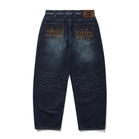 Butter Goods Serif Baggy Denim Jeans - Dark Indigo