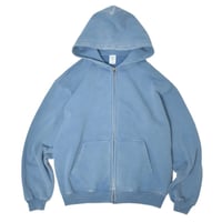 Cotton Collective 14oz Special Zip Hoodie - Powder Blue