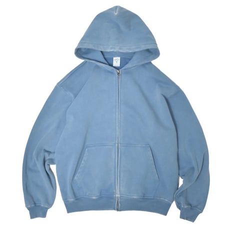 Cotton Collective 14oz Special Zip Hoodie - Powder Blue