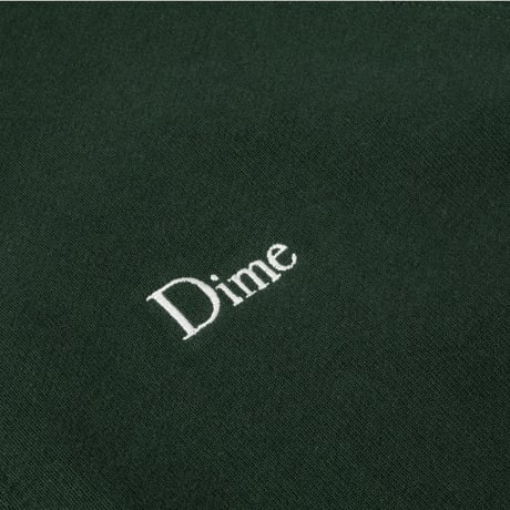 Dime Classic Logo Zip Hoodie - Mountain Green