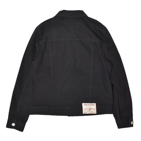 True Religion SN Denim Trucker Jacket - Black Rinse