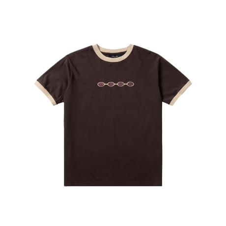 Dime Space Ringer T-Shirt - Brown
