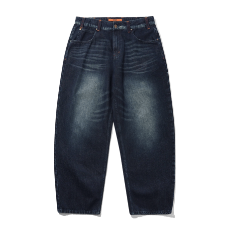 Butter Goods Serif Baggy Denim Jeans - Dark Indigo