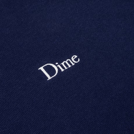 Dime Classic Logo Zip Hoodie - Navy