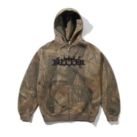 Butter Goods Serif Zip Thru Hood - Camo