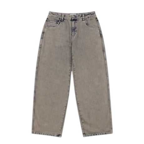 Dime Baggy Denim Pants - Overdyed Taupe