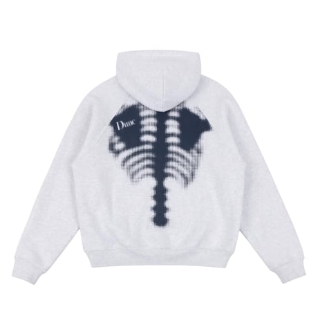Dime Spinal Zip Hoodie - Ash