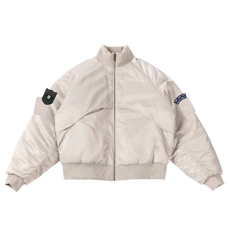 Dime Utility Bomber Jacket - Pearl