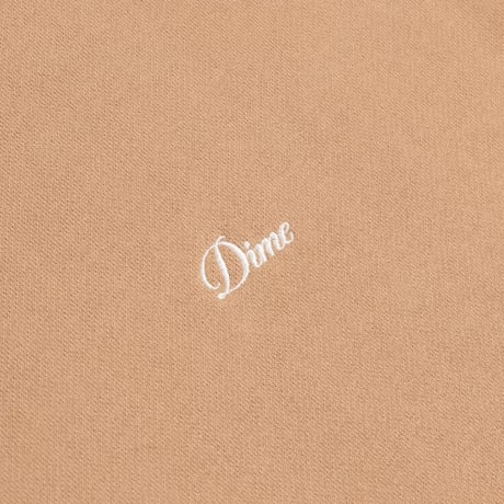 Dime Cursive Small Logo Hoodie - Hazelnut