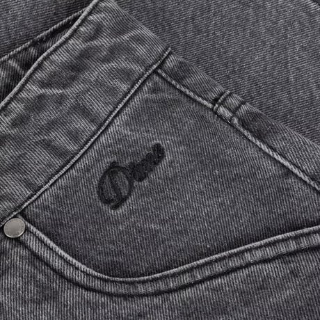 Dime Classic Denim Shorts - Faded black