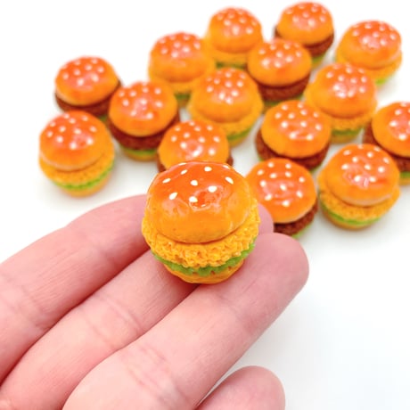 Ｎｏ．1071  ビッグ ハンバーガー  フィレオ  おままごと  パーツ デコパーツ