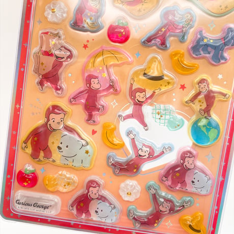 うるちゅるポップシール おさるのジョージ