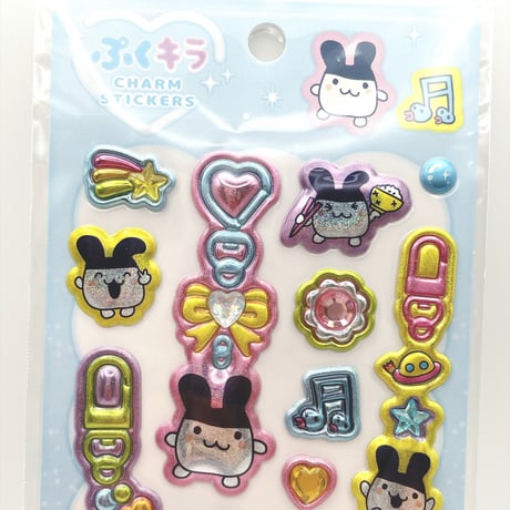 たまごっち  ぷくキラチャームステッカー  みみっち
