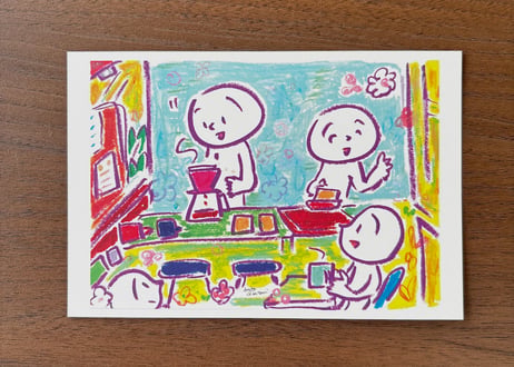 New!!　「moment」ポストカード「食いしん坊セット）」（3枚組）