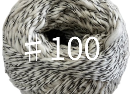 ガラ紡糸　■100gコーン巻　【エコ染　定番色シリーズ】