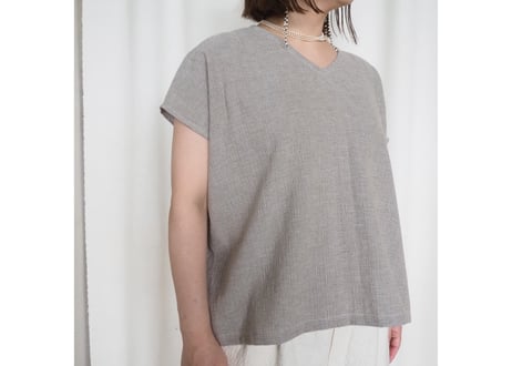 木玉ガラ紡　フレンチスリーブ