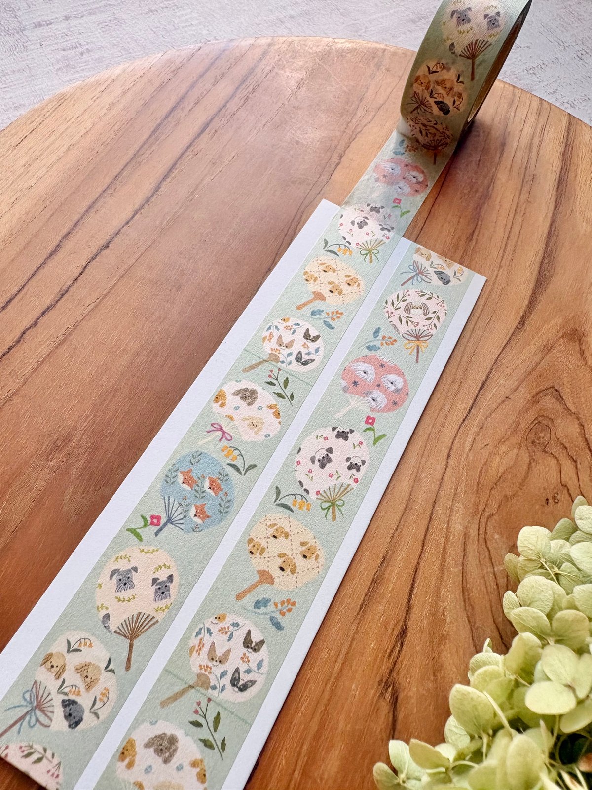 マスキングテープ | 犬のうちわ | merinomi | meriBUN STORE