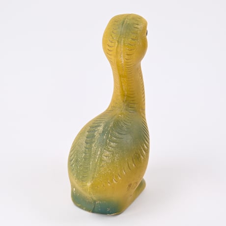 ソビエト　年代不明　黄色のガチョウ　ソフビ　人形　高さ18cm