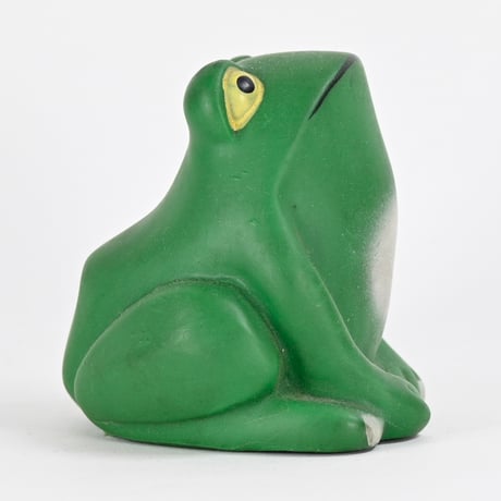 ソビエト　年代不明　カエル　ソフビ　フィギュア　高さ9cm
