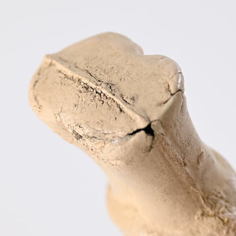 ソビエト　年代不明　青い目の子ども　ソフビ　人形　高さ13.5cm