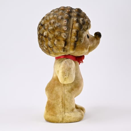 ソビエト　年代不明　フロッキー　赤いリボンのライオン　人形　高さ18cm