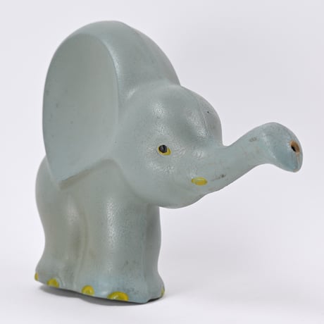 ソビエト　年代不明　ぞう　ソフビ　人形　全長19cm