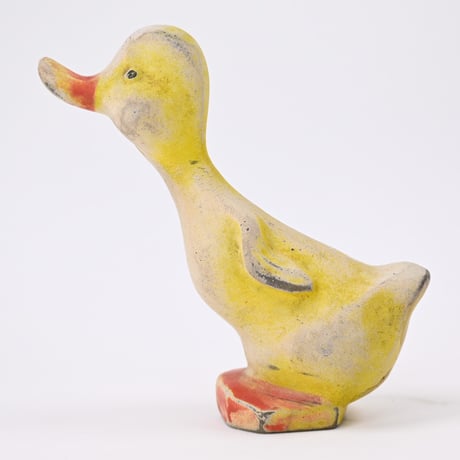 ソビエト　年代不明　アヒル　ソフビ　人形　高さ13cm
