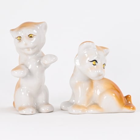 ソビエト　セラミック　子猫セット