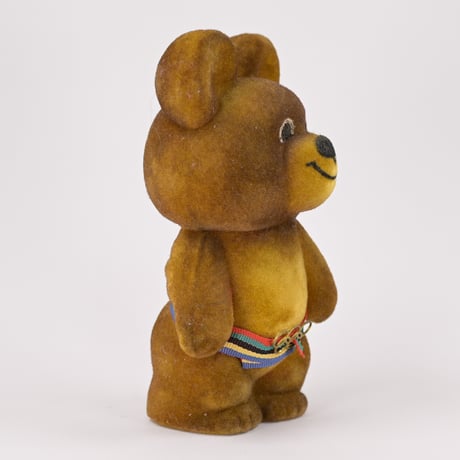 ソビエト　1980年　ミーシャ　フロッキー　人形　高さ14cm　焦茶色