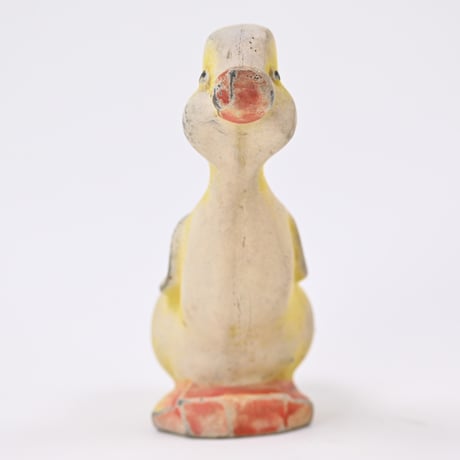ソビエト　年代不明　アヒル　ソフビ　人形　高さ13cm