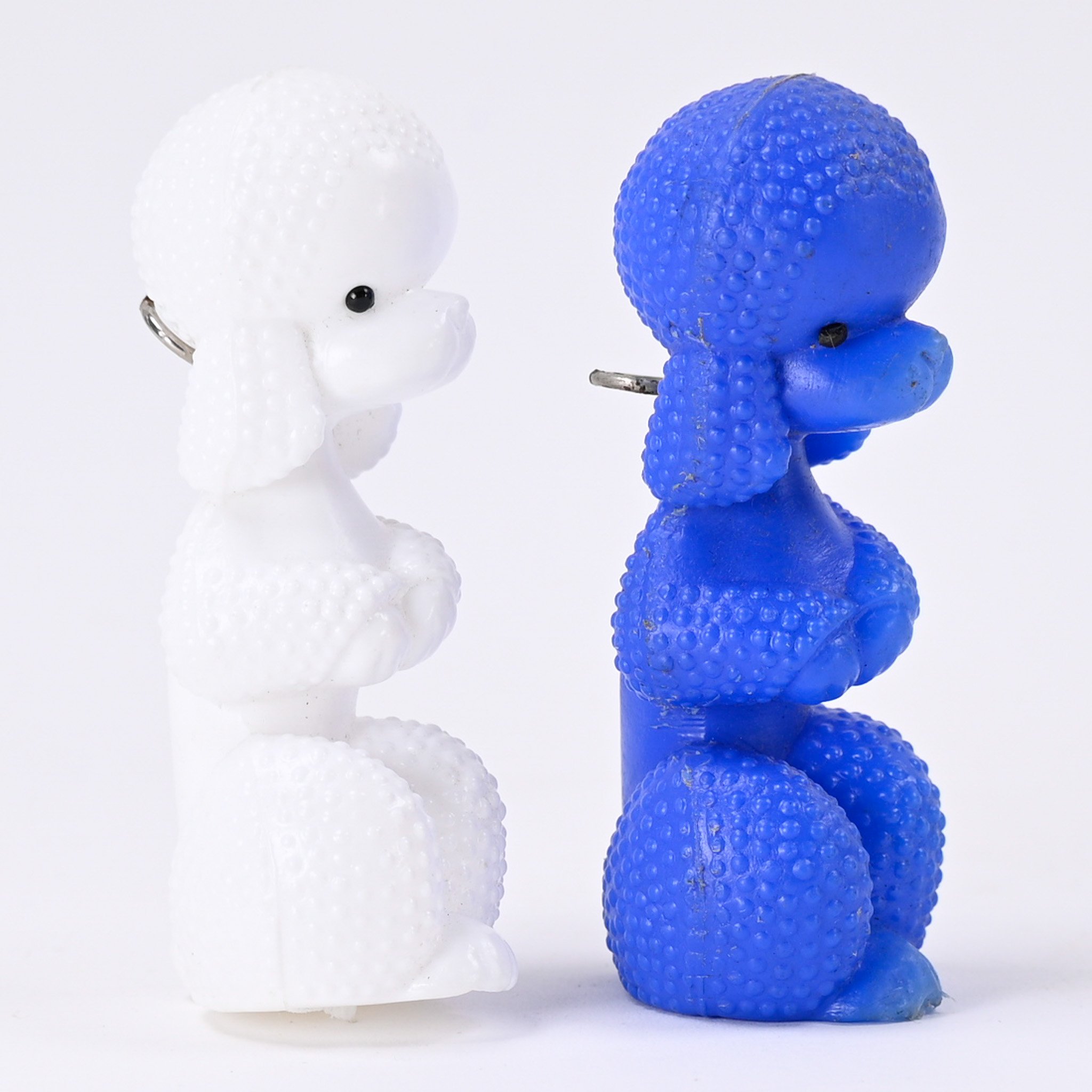 東ドイツ プラスチック プードル 人形 フィギュア 高さ10cm | こぐま舎
