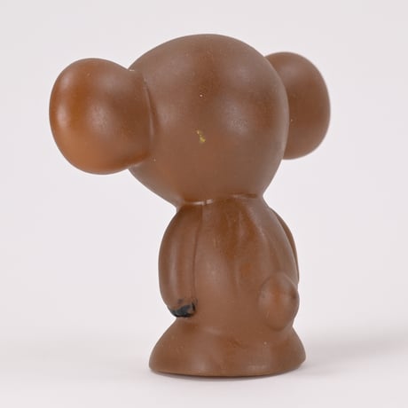 ソビエト　年代不明　チェブラーシカ　人形　ソフビ　茶色