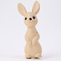 ソビエト　年代不明　うさぎ　ソフビ　人形　高さ17cm