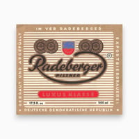 東ドイツ　Radeberger　輸出用（Export）ドリンクのラベル　ラベル