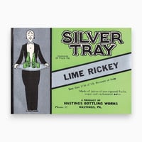アメリカ　SILVER TRAY　ドリンクのラベル