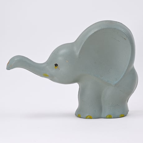 ソビエト　年代不明　ぞう　ソフビ　人形　全長19cm