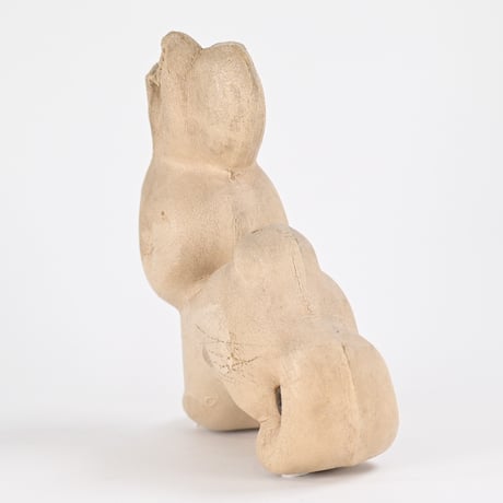 ソビエト　年代不明　伸びてるうさぎ　フィギュア　高さ15cm