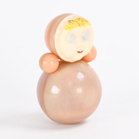 ソビエト　プラスチック　起き上がり小法師　おきあがりこぼし　高さ6.5cm