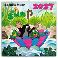 チェコ　カレンダー　モグラのクルテク　2027年