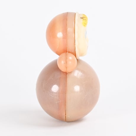 ソビエト　プラスチック　起き上がり小法師　おきあがりこぼし　高さ6.5cm