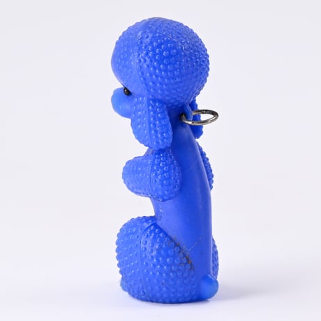 東ドイツ　プラスチック　プードル　人形　フィギュア　高さ10cm