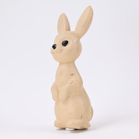 ソビエト　年代不明　うさぎ　ソフビ　人形　高さ17cm