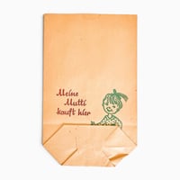 東ドイツ　紙袋　Meine Mutti kauft hier　1970年代