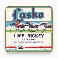 アメリカ　Lasko LIME RICKEY BEVERAGE　ドリンクのラベル