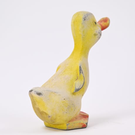 ソビエト　年代不明　アヒル　ソフビ　人形　高さ13cm