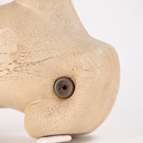 ソビエト　年代不明　伸びてるうさぎ　フィギュア　高さ15cm