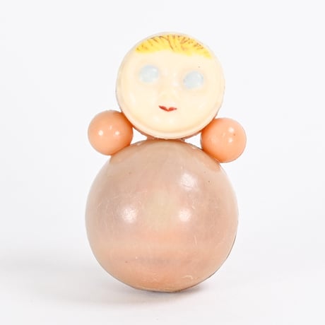 ソビエト　プラスチック　起き上がり小法師　おきあがりこぼし　高さ6.5cm